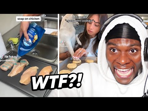 WHITE PEOPLE COOKING ON TIKTOK MUST BE STOPPED PT 6