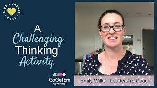 A Challenging Thinking Activity