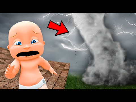 Tornado DESTROYS Baby's House!
