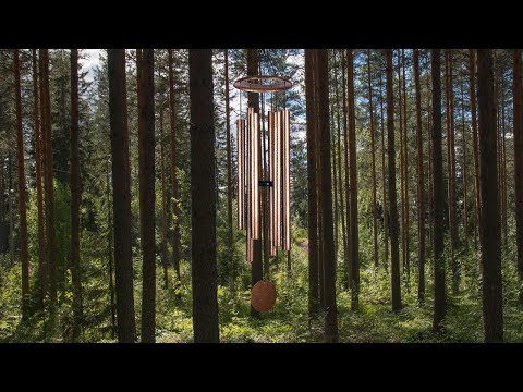 HOHIYA 50 Inch Large Wind Chimes for Outside Deep Church Bell Sound 3.6mm Extra Thick Aluminum Tubes Heavy Duty Memorial Windchime for Garden Patio and Yard Memorial and Mother Gift Copper Vein video
