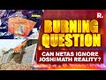 ISRO Images A Wake Up Call On Joshimath Will Netas Wake Up The Burning Question