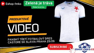 Panský třetí fotbalový dres Castore SK Slavia Praha 25/26 bílý