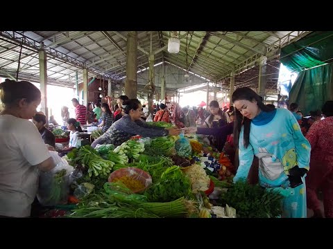 Cambodian Small Village Food Show - Praek Eng Street Market Food