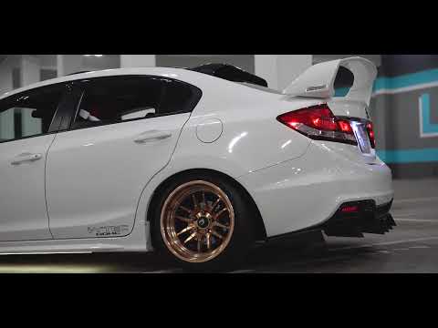 Bagged FB6 on Cosmis XT206 | 9th gen Civic Si