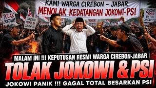 Download lagu GEGER MALAM INI WARGA CIREBON-JABAR TOLAK KERAS KEDATANGAN PSI & JOKOWI😱‼️ JOKOWI GAGAL BESARKAN PSI mp3