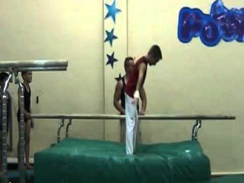 Somersault off P-bar 10 November 2011