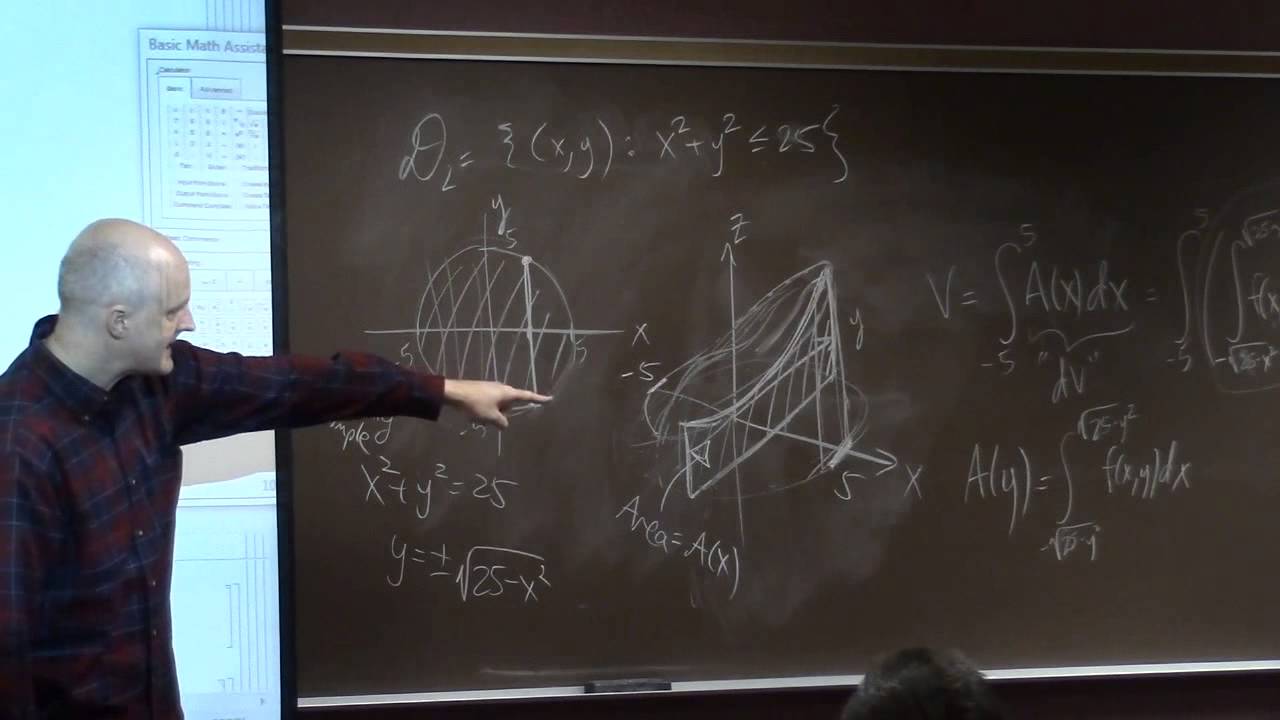 Multivariable Calculus, Class #28, Double Integrals as Iterated Integrals. Optimizing of f(x,y,z)