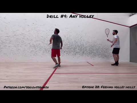 Squash Shots Episode 28: Volley Drills