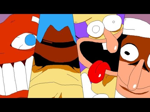 PizzaTower all boss OST (Epilepsy Warning) VISUALIZER !!SPOILERS!!