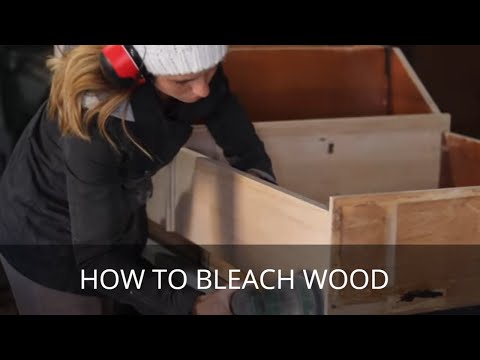 How to Bleach Wood | Bleaching out Wood Stain
