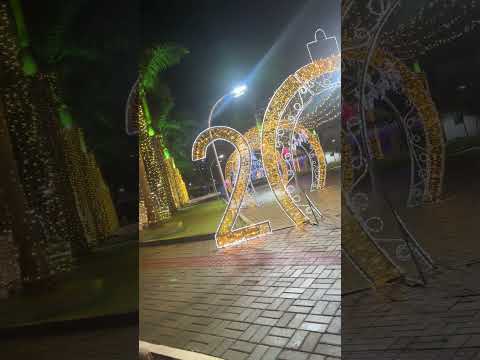 Decoração natalina de Coronel Freitas está muito linda