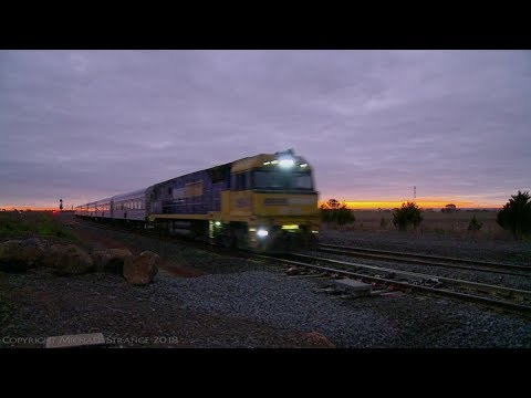 AM8 "Overland" Great Southern Rail Passenger Train - PoathTV Australian Railways