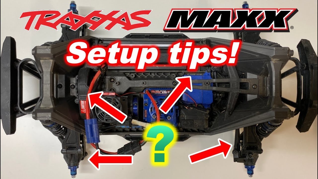 Traxxas Maxx Setup tips (How to get it to drive GOOD!) #razortuned