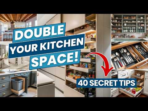 40 Kitchen Storage Solutions That Will Double Your Space | Organization Guide 2025 | kitchen Trends