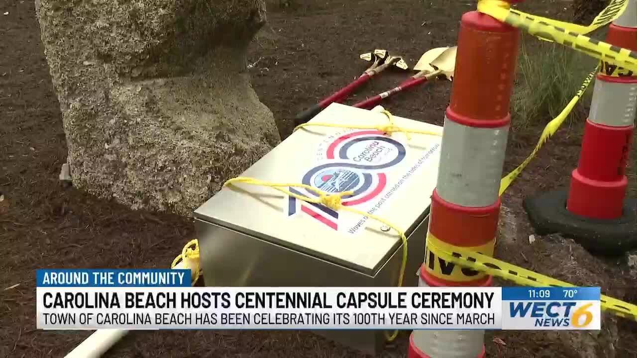 Town of Carolina Beach holds centennial capsule ceremony