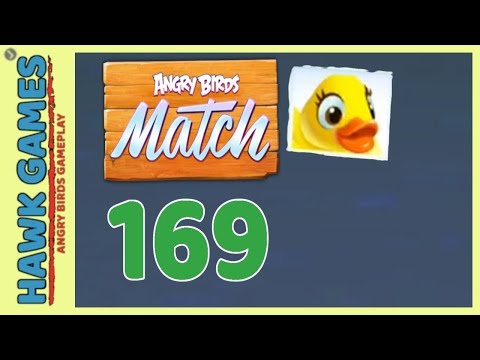 Angry Birds Match ⭐ Level 169 - Walkthrough, No Boosters