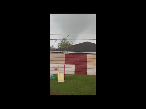 Video shows possible tornado in Chalmette, Louisiana