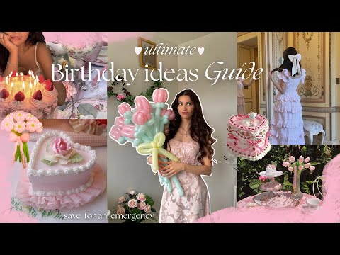 Ultimate Pinterest birthday ideas 🎀 | last minute girly DIYs, party + activity guide ⋆𐙚₊