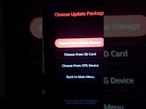 Nubia z7 max| Zip installation in Recovery Mode