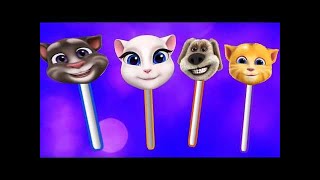 Finger Family Lollipop - Ginger Cat Lollipop Finger Family Nursery ...