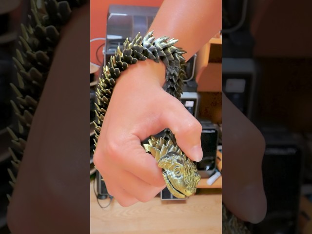 Vídeo relacionado con 2 Piezas 3D Serpientes Flexibles, Juguete de Animales Impresos en 3D, Serpientes Falsas para Descompresión en Oficina, Escuela y Hogar (30 cm)