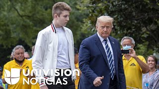 Hijo menor de Trump también se contagió con coronavirus, pero ya dio negativo en pruebas posteriores