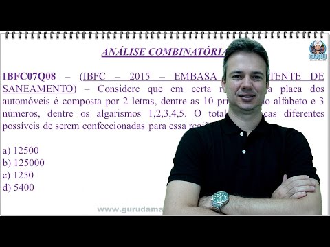 IBFC10NMQ04 - IBFC - 2015 - EMBASA - ANÁLISE COMBINATÓRIA
