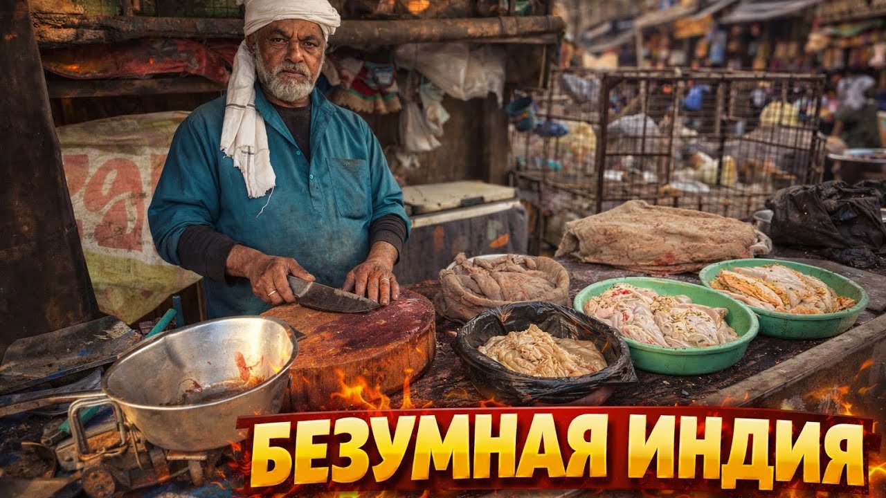 Индия - Самая  Сумасшедшая страна в Мире!Трущобы,Колдуны и Маги !