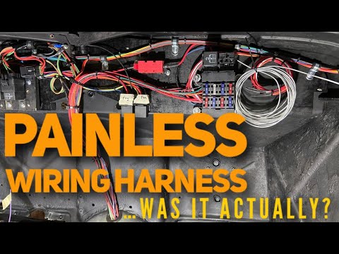 1936 Ford Restoration Part 11 - Painless Wiring Harness Installation - Parts List in Description