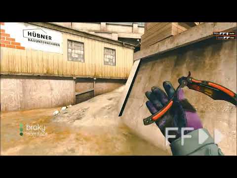 CSGO FaZe broky 4 Kills Dual Berettas vs 9z Overpass IEM Rio 2023 #csgo #csgohighlights #iemrio