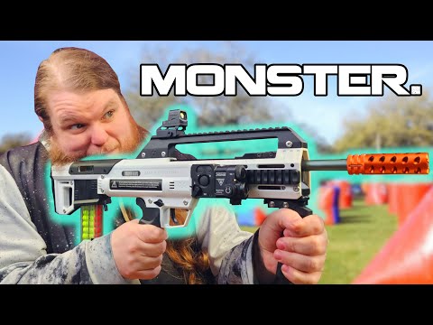 The ZWQ S400 PRO NERF Bullpup is a BEAST