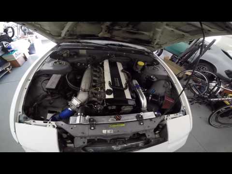 RB25DET New intake Manifold + Start Up