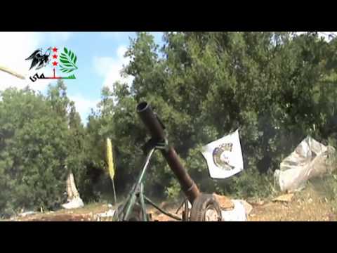 استهداف قوات النظام في قمة الجلطة في ريف اللاذقية بواسطة قذائف الهاون من قبل اللواء العاشر في الساحل