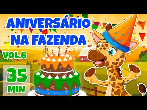 Aniversário na Fazenda Vol. 6 - Giramille 35 min | Desenho Animado Musical