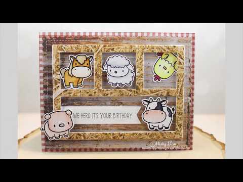 Down On The Farm Card