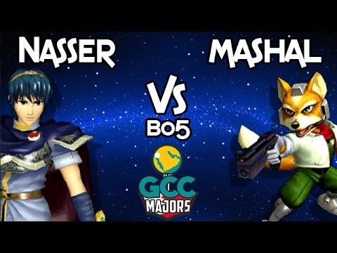 GCC Majors 2016 - Nasser (Marth/Falco) Vs. Mashal (Fox) Winners Semis | SSBM