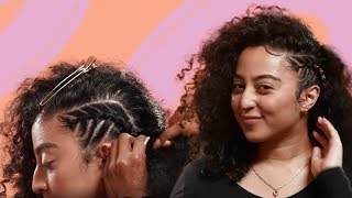Faux Side Shave Tutorial For Natural Hair