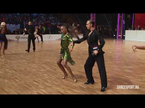 Artem Semerenko - Valeriya Kachalko KGZ | Cha Cha Cha | 1/2 WDSF World Open Latin - Moscow 2018