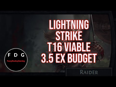 Budget Lightning Strike Raider Build (3.5 Ex) T16 Viable POE 3.16