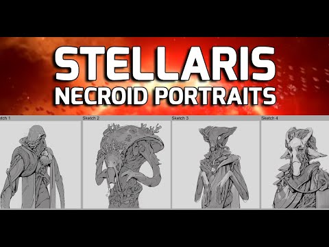 STELLARIS NECROIDS PORTRAITS + Characters (Dev Diary 188)