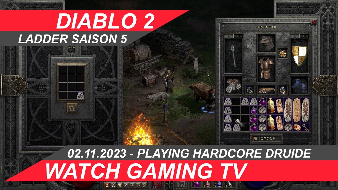 #diablo2resurrected Druide TUPAC LVL77 Ladder Saison5 Hardcore PART23 #GAMEPLAYS #DEUTSCH Diablo 2