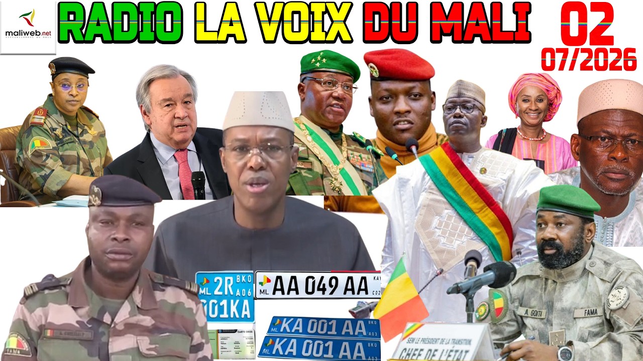 La Revue de Presse de la RADIO LA VOIX DU MALI du 02 Juillet 2026