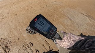 Beach Metal Detecting Minelab Manticore sniffs out old coins on New Hampshire Beaches!