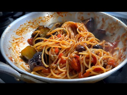茄子のプッタネスカ