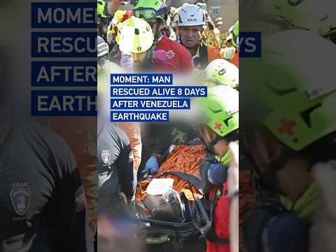Man rescued alive from rubble 8 days after Venezuela earthquake