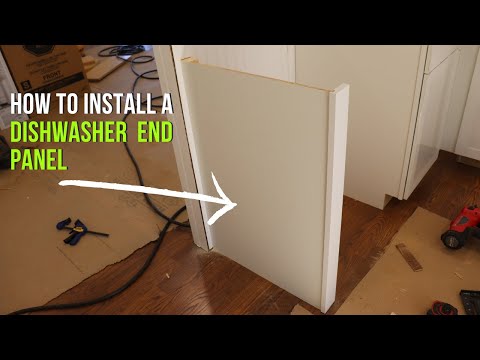 How to Install a Dishwasher End Panel | Step by Step Guide