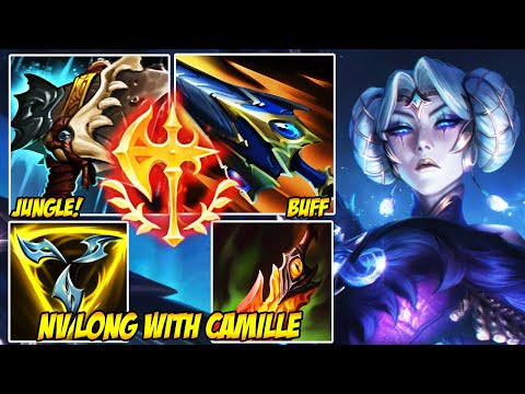WILD RIFT CHINA NV LONG WITH CAMILLE - CAMILLE JUNGLE WITH HULLBREAKER?! THIS WORKED