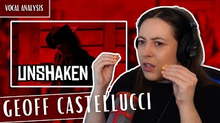 GEOFF CASTELLUCCI Unshaken - Red Dead Redemption 2 | Vocal Coach Reaction (& Analysis)