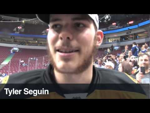 Boston Bruins players answer the question: What's up with the beards?