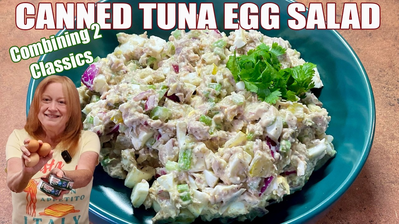 TAKING CANNED TUNA AND EGGS TO ANOTHER LEVEL Make Canned Tuna Egg Salad